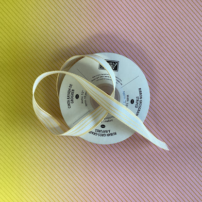 Stampin Up Ribbon 1 yard 1/2&quot; wide GROSGRAIN STRIPED