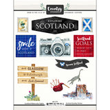 SCOTLAND ADVENTURE KIT Papers and Stickers 11pc