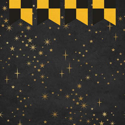 Scrapbook Customs YELLOW &amp; BLACK 12&quot;X12” Paper Pack Harry Potter