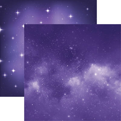 Reminisce ULTRAVIOLET Scrapbook Paper Pack 2pc