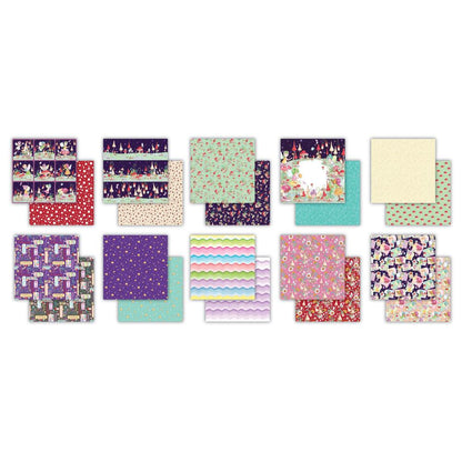 Craft Consortium FAIRY WISHES 12X12 Premium Paper Pad Scrapbooksrus