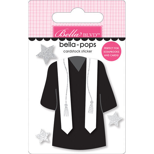 Bella Blvd Bella-Pops WITH HONORS Graduation 3D Sticker 1pc