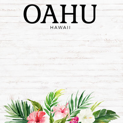 Scrapbook Customs OAHU HAWAII KIT Papers and Stickers 8pc