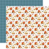 Carta Bella Fall Fun PUMPKIN SPICE 12"x12" Scrapbook Paper