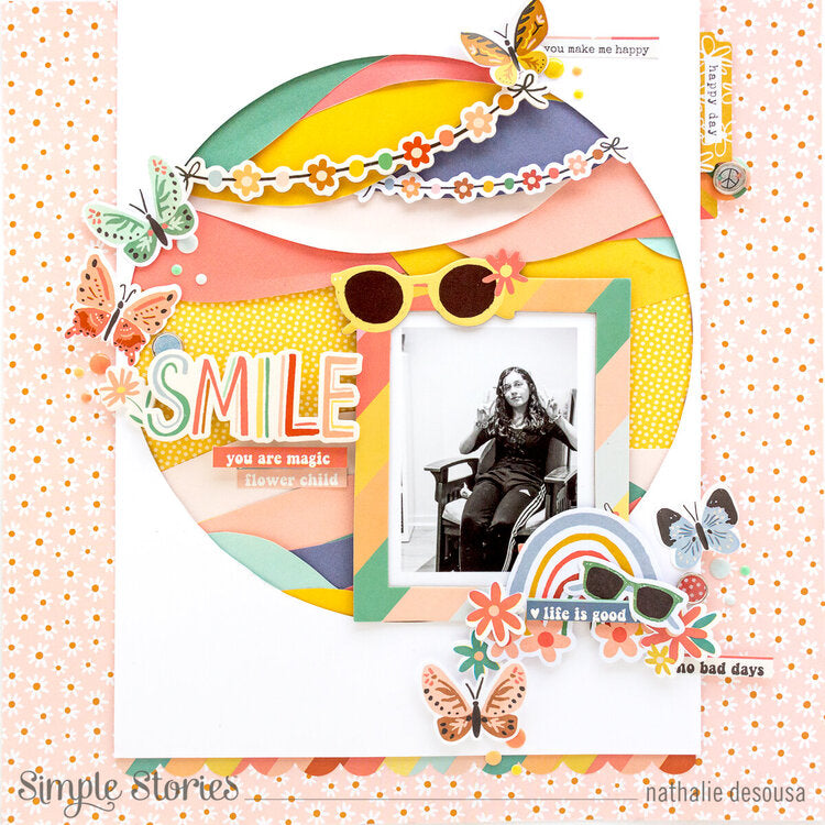 Simple Stories BOHO SUNSHINE 12&quot;X12&quot; Collection Kit 89pc