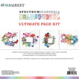 49 and Market SPECTRUM GARDENIA ULTIMATE PAGE KIT (4) Scrapbook Layouts