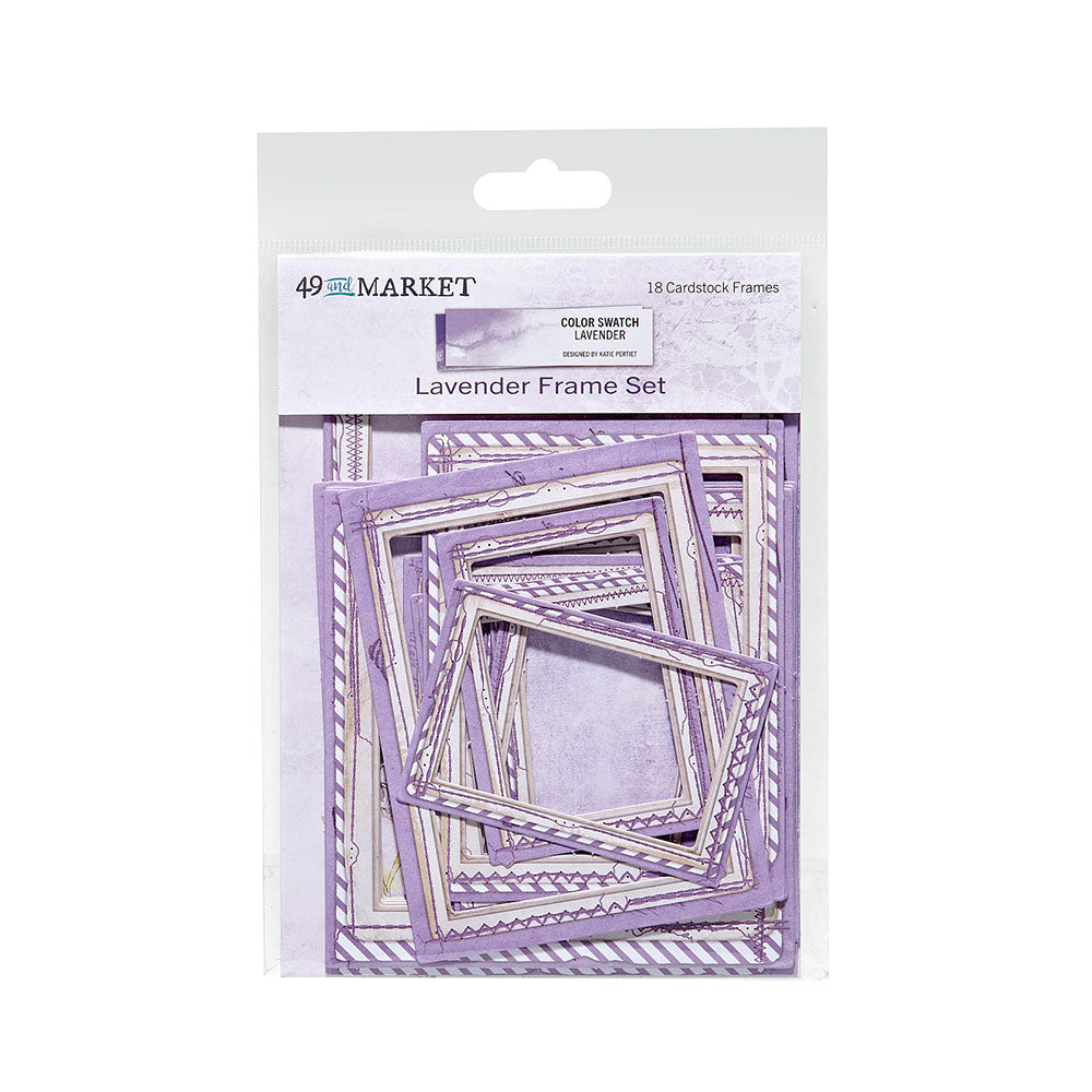 49 and Market Color Swatch LAVENDER FRAME SET 18pc