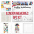 LONDON ENGLAND MEMORIES KIT Papers and Stickers 6pc