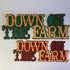 DOWN ON THE FARM Custom Scrapbook Die Cuts 3X8”