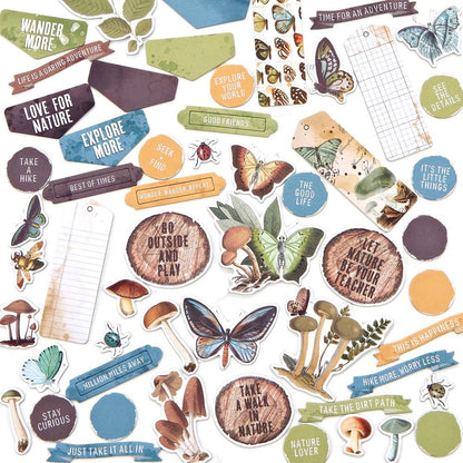 49 and Market Vintage Artistry NATURE STUDY CHIPBOARD SET 61pc
