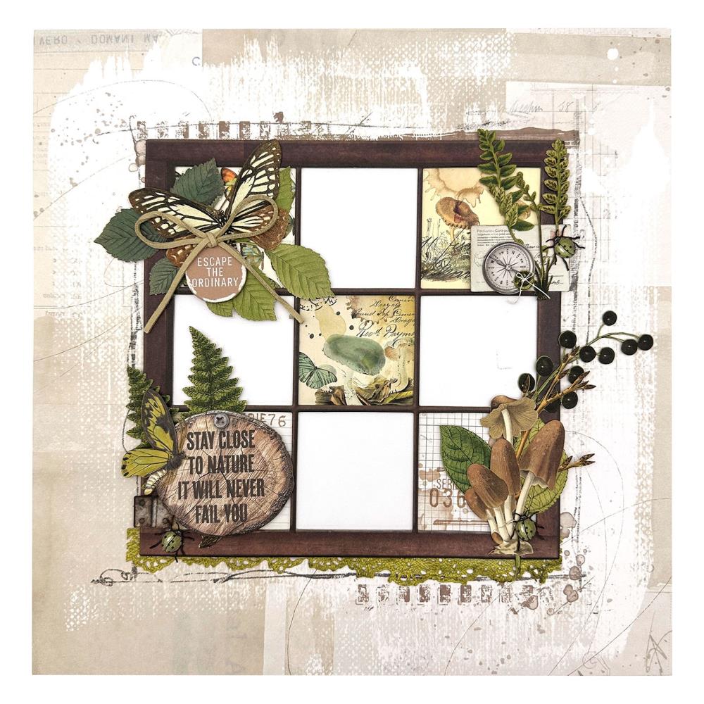 49 and Market Vintage Artistry NATURE STUDY ULTIMATE PAGE KIT Scrapbook