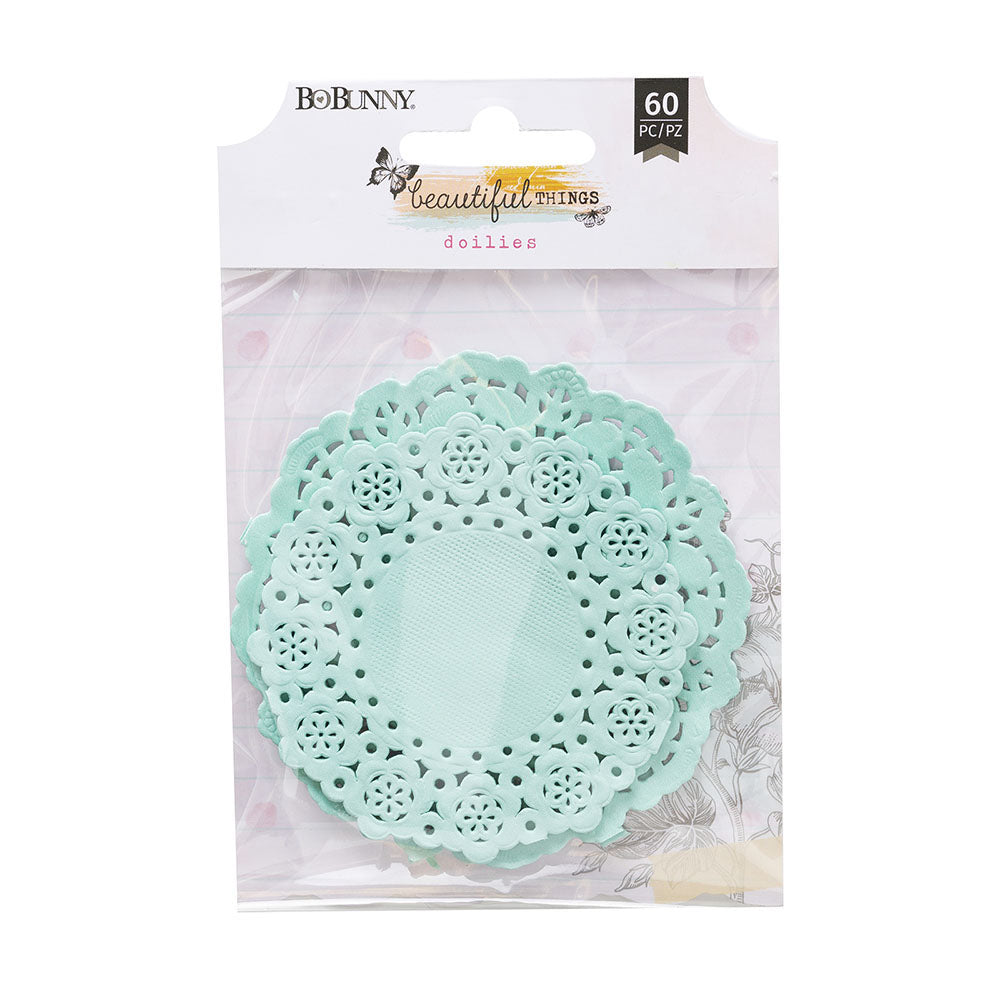 BoBunny Beautiful Things Paper DOILIES 60pc