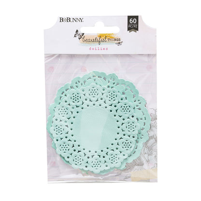 BoBunny Beautiful Things Paper DOILIES 60pc