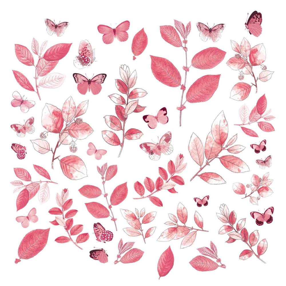 49 and Market Color Swatch BLOSSOM ACETATE LEAVES 78pc