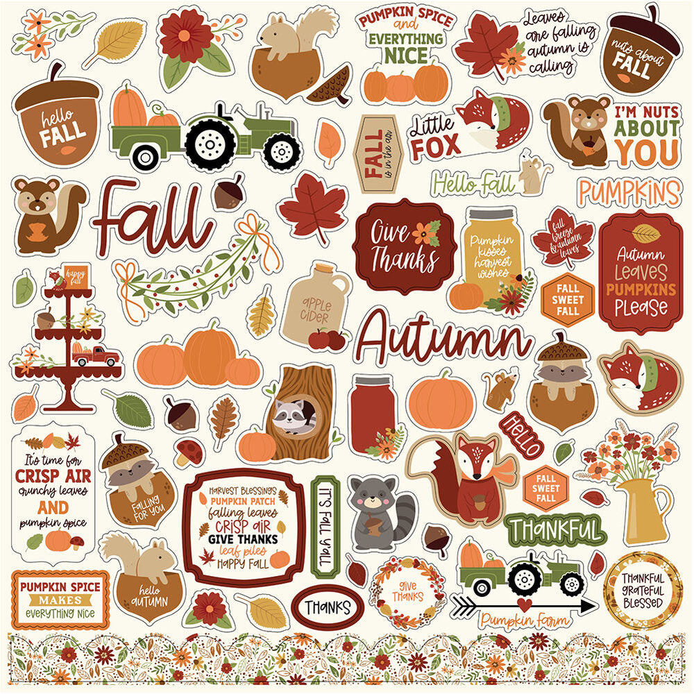 Echo Park I LOVE FALL 12&quot;x12&quot; Scrapbook Collection Kit