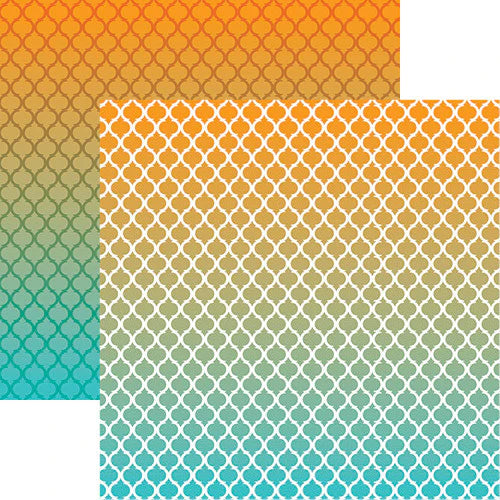 Reminisce Ombré Series SUMMER SUNSET 12X12 Paper Scrapbooksrus