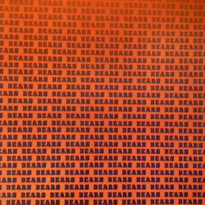 BEARS FAN FOOTBALL KIT 12&quot;X12&quot; Scrapbook Paper 8 Sheets