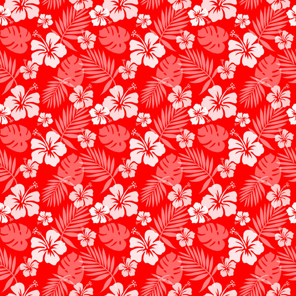 HIBISCUS Tropical Floral 6”x6” Paper Pack Scrapbook Customs