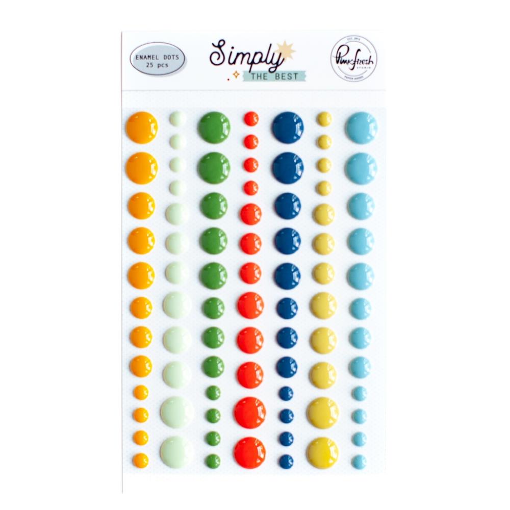 Pinkfresh Studio SIMPLY THE BEST ENAMEL DOTS 84pc