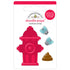 Doodlebug Doodle-Pops REST STOP Fire Hydrant Stickers DoodlePops 3D 4pc Scrapbooksrus