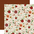 Echo Park I Love FALL FLOWERS 12"x12" Scrapbook Paper