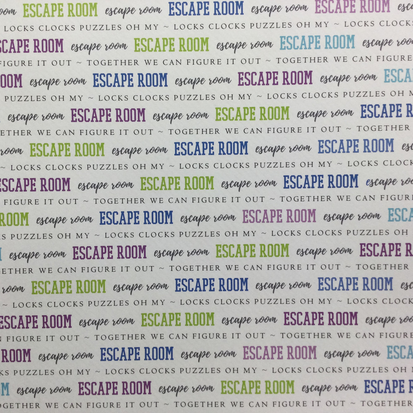 ESCAPE ROOM MEMORIES 12”X12” Scrapbook Paper Pack 6pc Scrapbooksrus