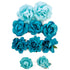 Kaisercraft Paper Blooms SEA BREEZE Flowers 10pc