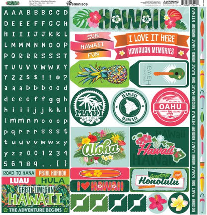 Reminisce HAWAII Scrapbook Paper Pack 2pc