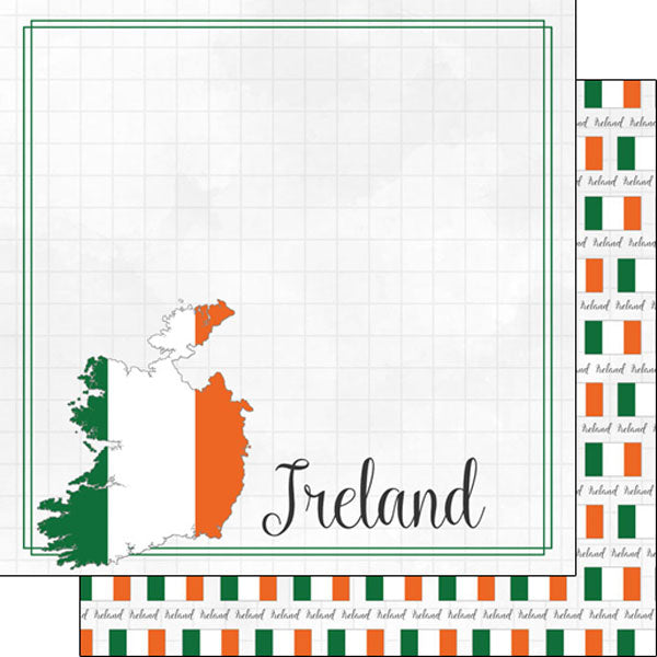 IRELAND ADVENTURE KIT Papers and Stickers 11pc