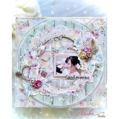Asuka Studio DUSTY ROSE 12”X12” Scrapbook Paper Pack Scrapbooksrus Store