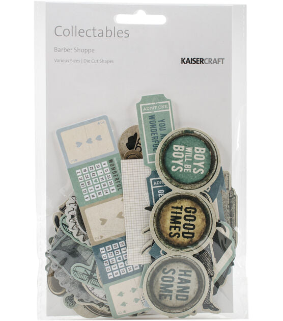 Kaisercarft BARBER SHOPPE Collectables Die-Cuts 50pc