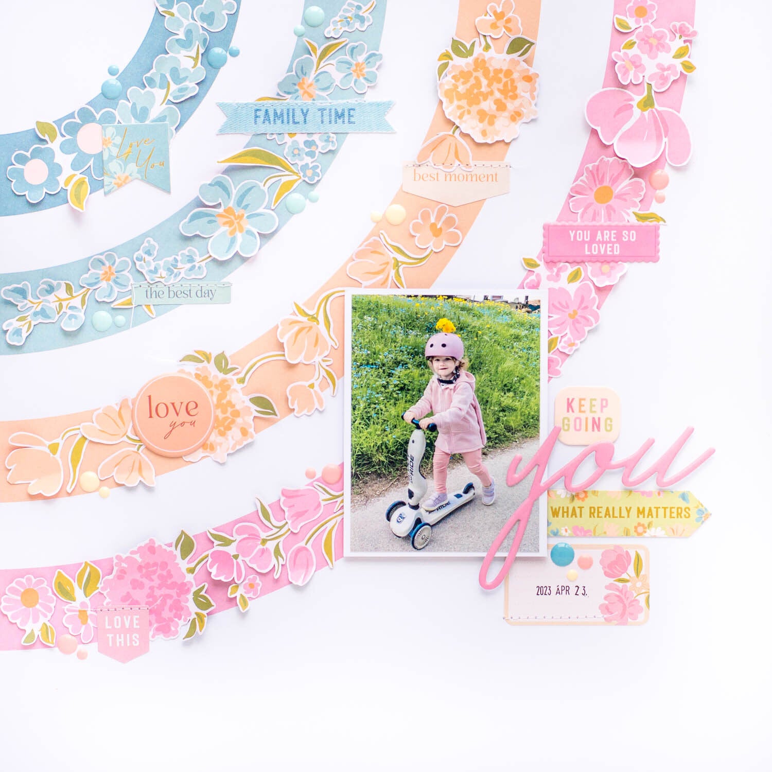 Pinkfresh Studio LOVELY BLOOMS CHIPBOARD FRAMES 24pc