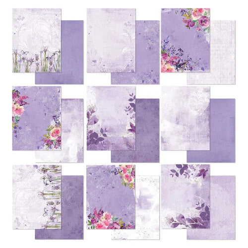 49 and Market Color Swatch LAVENDER 6x8” Mini Collection Paper Pack