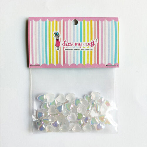 Dress My Craft Water Droplet UNICORN HEART Embellishments