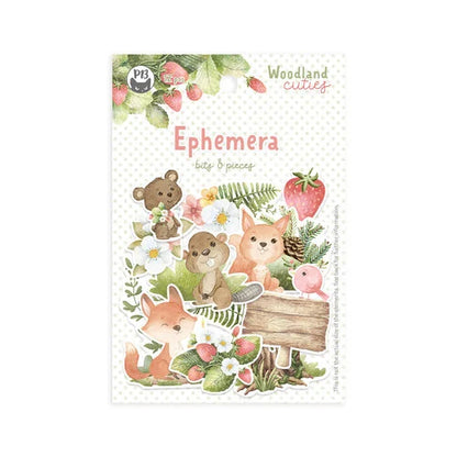 P13 WOODLAND CUTIES Ephemera BITS AND PIECES Diecuts 12pc