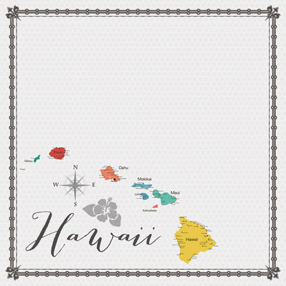 Scrapbook Customs HAWAII ADVENTURE KIT Papers and Stickers 10pc