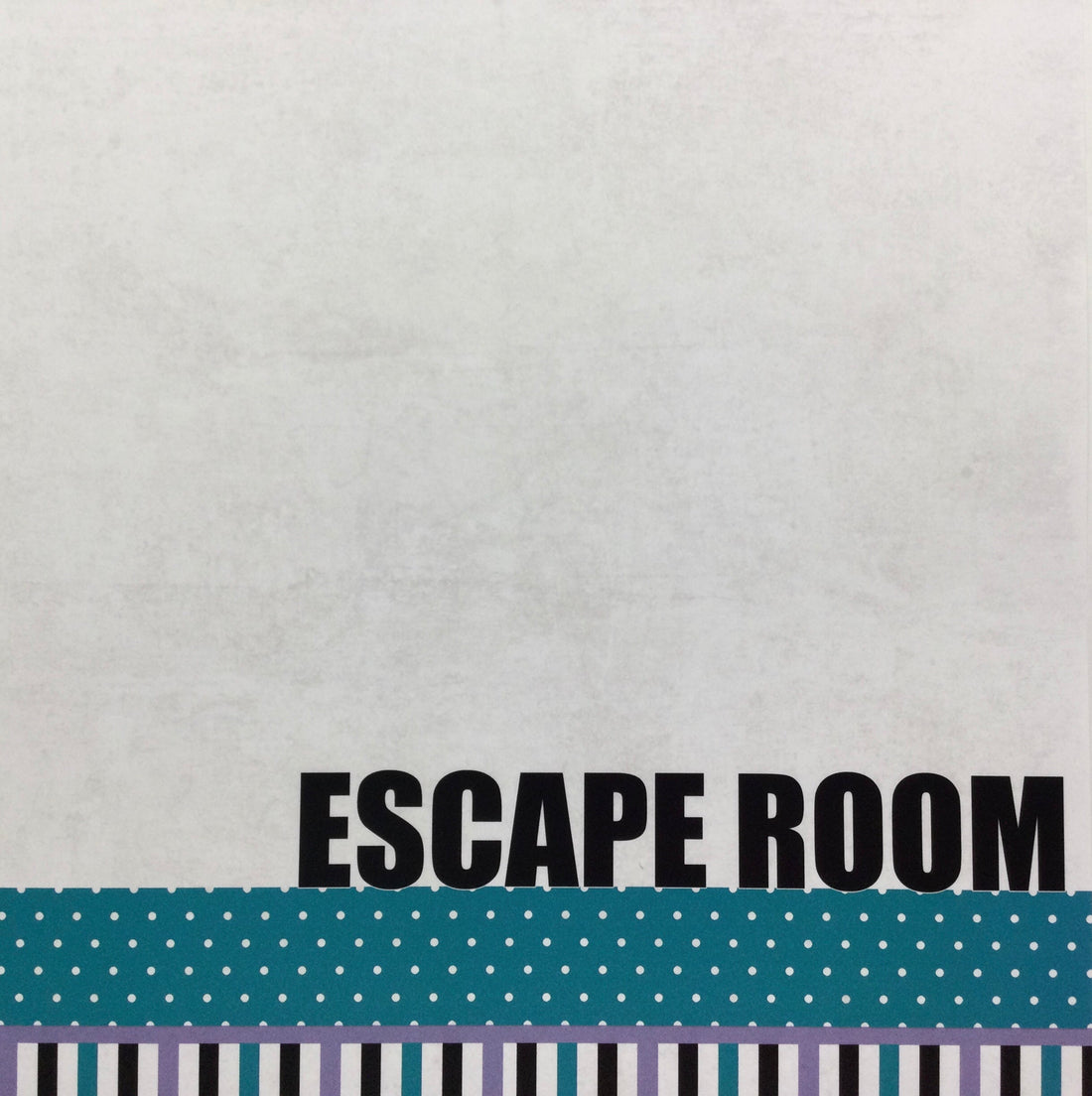 Memories ESCAPE ROOM 12X12 Scrapbook Paper Scrapbooksrus