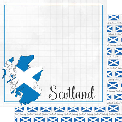 SCOTLAND ADVENTURE KIT Papers and Stickers 11pc