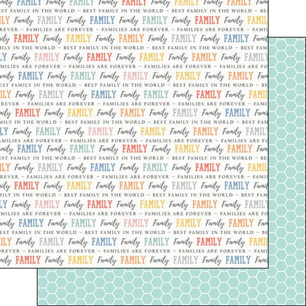 FAMILY PRIDE 12&quot;X12&quot; Scrapbook Customs Paper Scrapbooksrus