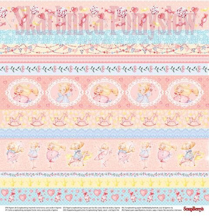 Scrapberry’s SWEET MOMENTS PLAYTIME 12&quot;X12&quot; Scrapbook Paper Kit 7pc