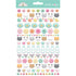 Doodlebug PUFFY ICONS PRETTY KITTY Stickers 139pc Scrapbooksrus