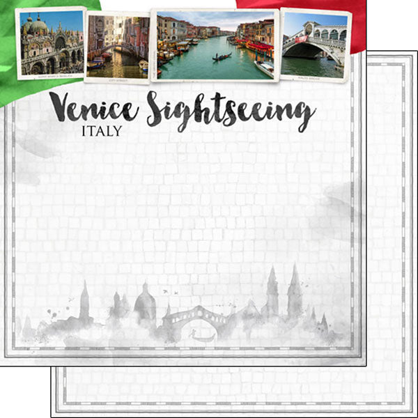Italy VENICE MEMORIES KIT Papers and Stickers 11pc