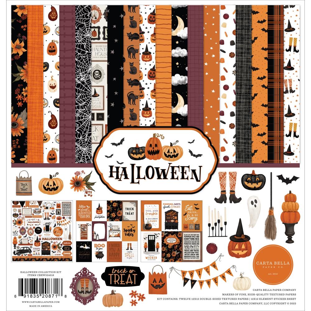 Carta Bella HALLOWEEN 12&quot;x12&quot; Collection Kit