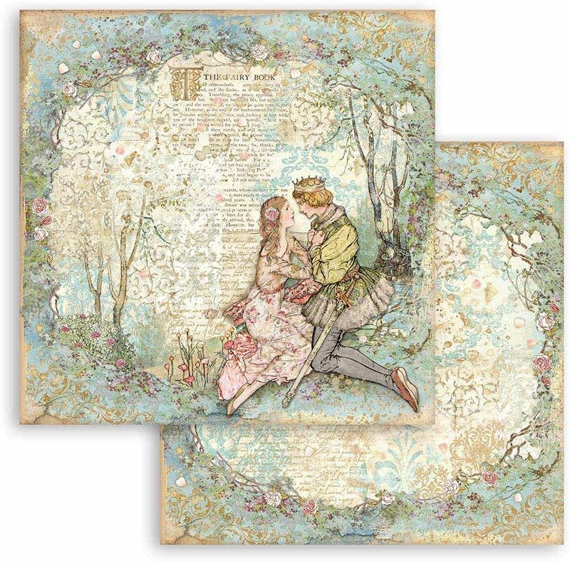 Stamperia SLEEPING BEAUTY 12&quot;X12&quot; Paper Pad