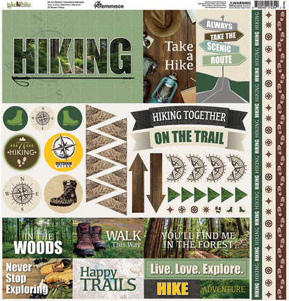 Reminisce TAKE A HIKE Scrapbook Paper Pack 2pc