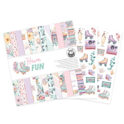 P13 HAVE FUN 12&quot;X12&quot; PAPER PACK Scrapbook Pad @Scrapbooksrus