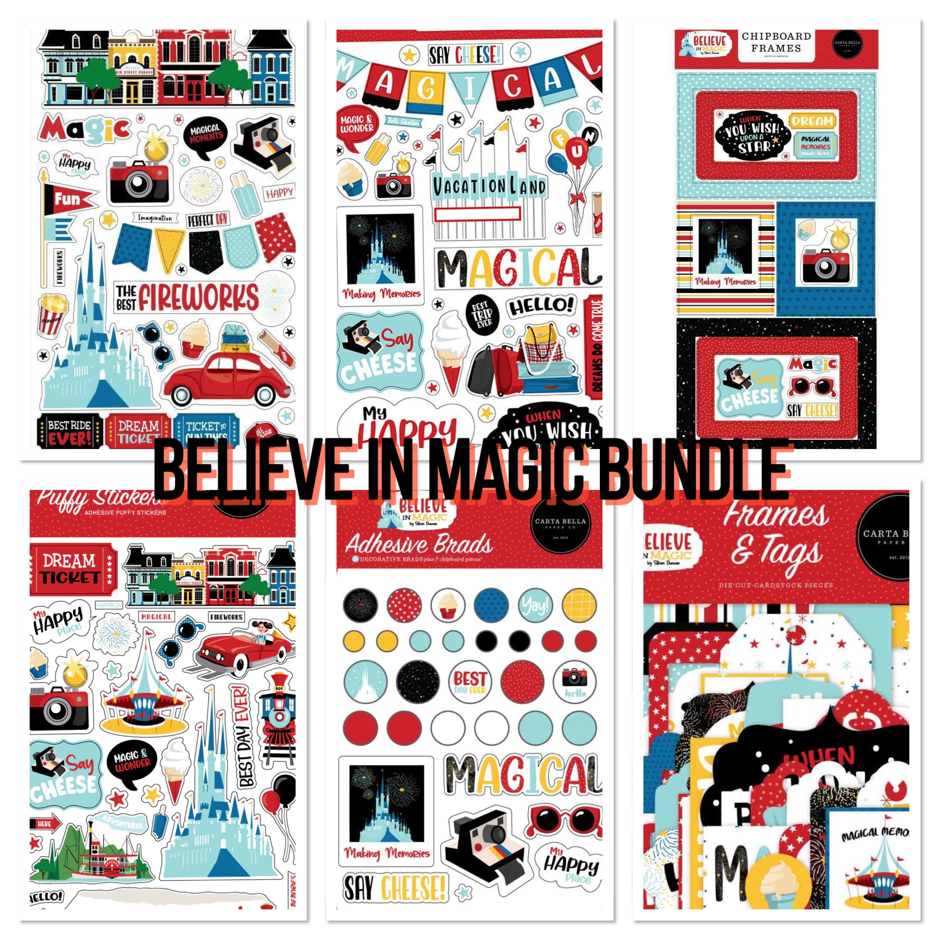 Carta Bella Believe In Magic EMBELLISHMENT Bundle 180pc