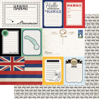 Scrapbook Customs HAWAII ADVENTURE KIT Papers and Stickers 10pc