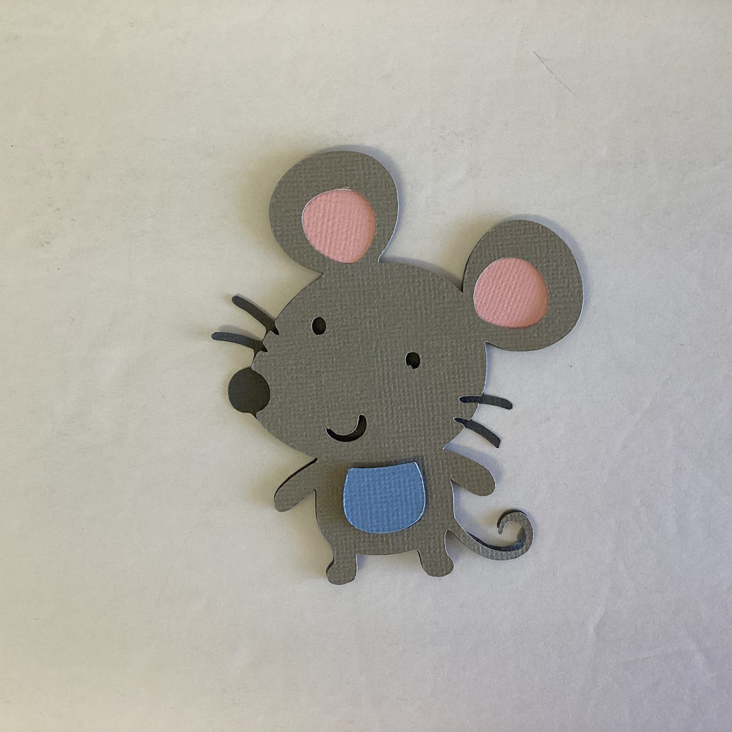 MOUSE Animal 3D Scrapbook Die Cut Embellishment