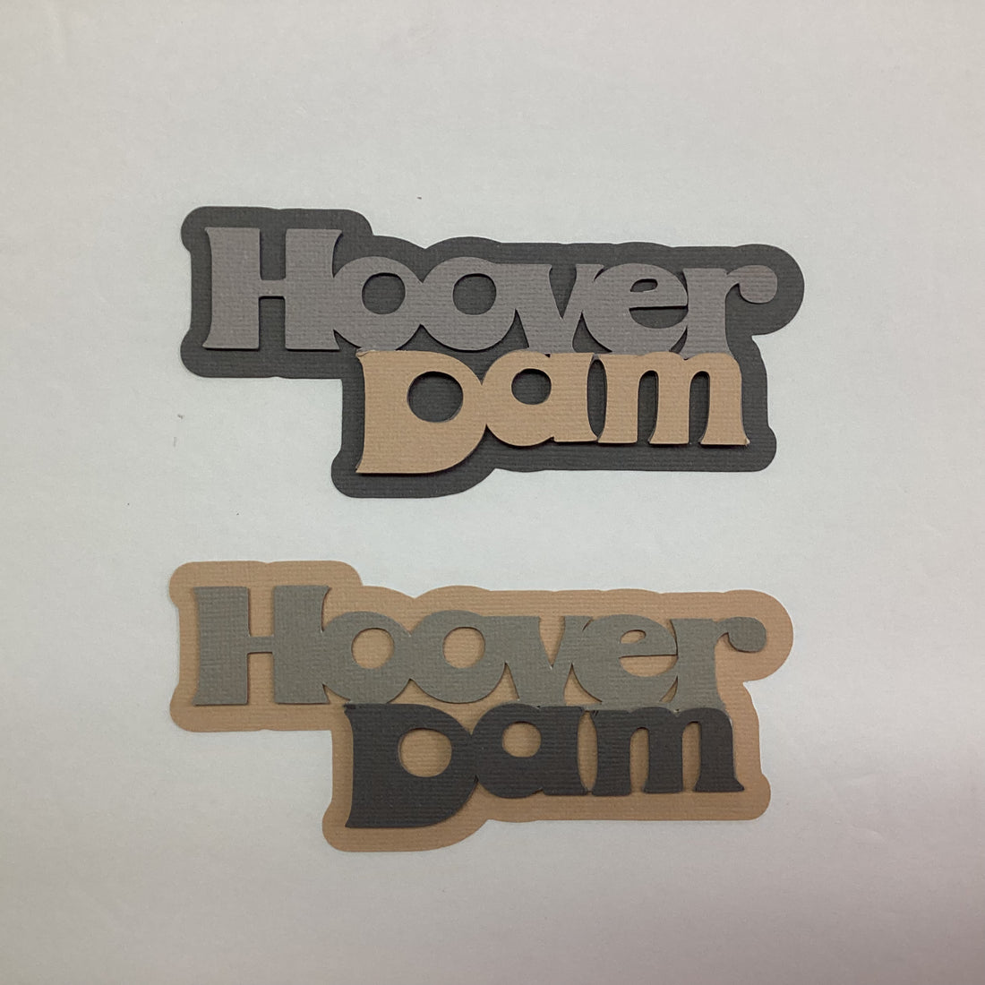 HOOVER DAM LasVegas Travel Title DieCuts Custom